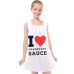 I love cranberry sauce Kids  Cross Back Dress