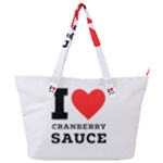 I love cranberry sauce Full Print Shoulder Bag