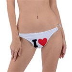 I love cranberry sauce Ring Detail Bikini Bottoms