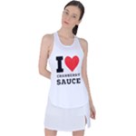 I love cranberry sauce Racer Back Mesh Tank Top