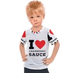 I love cranberry sauce Kids  Sports Tee