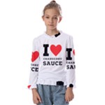 I love cranberry sauce Kids  Frill Detail Tee