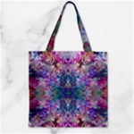 Roses Liquify Zipper Grocery Tote Bag