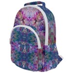 Roses Liquify Rounded Multi Pocket Backpack