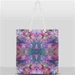 Roses Liquify Full Print Rope Handle Tote (Large)