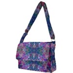 Roses Liquify Full Print Messenger Bag (L)