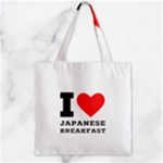 I love Japanese breakfast  Zipper Grocery Tote Bag