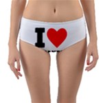 I love Japanese breakfast  Reversible Mid-Waist Bikini Bottoms