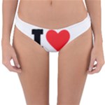 I love Japanese breakfast  Reversible Hipster Bikini Bottoms