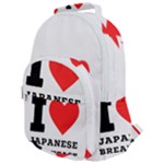 I love Japanese breakfast  Rounded Multi Pocket Backpack