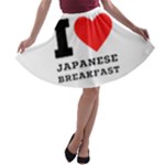 I love Japanese breakfast  A-line Skater Skirt