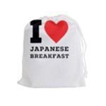 I love Japanese breakfast  Drawstring Pouch (XL)