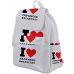 I love Japanese breakfast  Top Flap Backpack