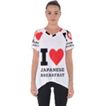 I love Japanese breakfast  Cut Out Side Drop Tee