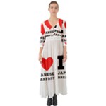 I love Japanese breakfast  Button Up Boho Maxi Dress