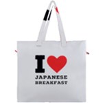 I love Japanese breakfast  Canvas Travel Bag