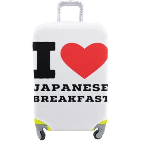 I love Japanese breakfast  Luggage Cover (Large) from ArtsNow.com