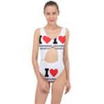 I love Japanese breakfast  Center Cut Out Swimsuit