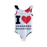 I love Japanese breakfast  Kids  Frill Swimsuit