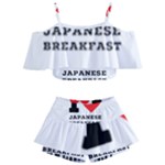 I love Japanese breakfast  Kids  Off Shoulder Skirt Bikini