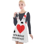 I love Japanese breakfast  Plunge Pinafore Velour Dress