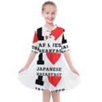 I love Japanese breakfast  Kids  All Frills Chiffon Dress