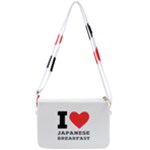 I love Japanese breakfast  Double Gusset Crossbody Bag