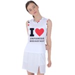 I love Japanese breakfast  Women s Sleeveless Sports Top