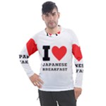 I love Japanese breakfast  Men s Pique Long Sleeve Tee