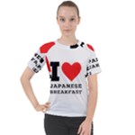 I love Japanese breakfast  Women s Sport Raglan Tee