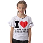 I love Japanese breakfast  Kids  Cut Out Flutter Sleeves