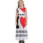 I love Japanese breakfast  Kids  Satin Sleeveless Maxi Dress