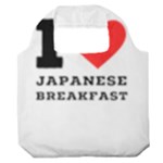 I love Japanese breakfast  Premium Foldable Grocery Recycle Bag