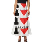 I love Japanese breakfast  Tiered Ruffle Maxi Skirt