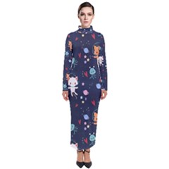 Turtleneck Maxi Dress 