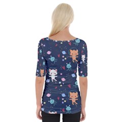 Wide Neckline T-Shirt 