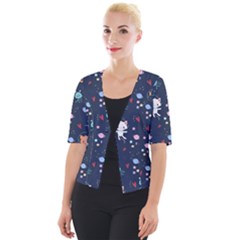 Cropped Button Cardigan 