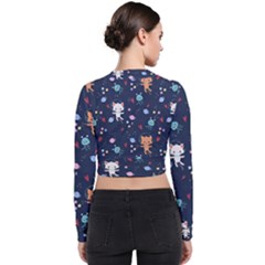 Long Sleeve Zip Up Bomber Jacket 