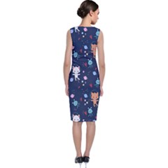 Sleeveless Velvet Midi Dress 