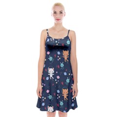 Spaghetti Strap Velvet Dress 