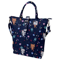 Buckle Top Tote Bag 