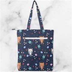 Double Zip Up Tote Bag 