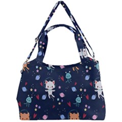 Double Compartment Shoulder Bag 