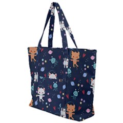 Zip Up Canvas Bag 