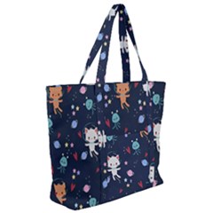 Zip Up Canvas Bag 