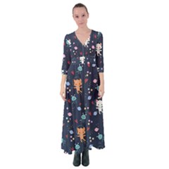 Button Up Maxi Dress 