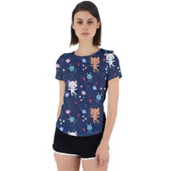 Back Cut Out Sport T-Shirt 