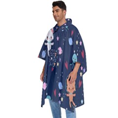 Men s Hooded Rain Ponchos 