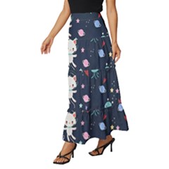 Tiered Ruffle Maxi Skirt 