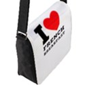 Flap Closure Messenger Bag (L) 